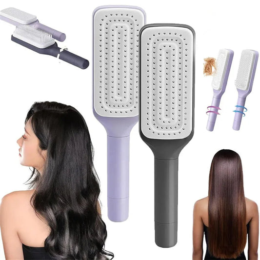 LuxeStrands™ Magic Self-Cleaning Brush